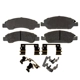 Purchase Top-Quality ACDELCO - 14D1367CH - Ceramic Front Disc Brake Pads pa4
