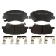 Purchase Top-Quality ACDELCO - 14D1543CHF1 - Ceramic Front Disc Brake Pads pa1