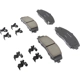 Purchase Top-Quality ACDELCO - 17D1589CHF1 - Ceramic Front Disc Brake Pad Kit with Clips pa1