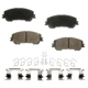 Purchase Top-Quality AGNA BRAKES - PLD1737C - Front Ceramic Disc Brake Pad Set pa1