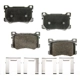 Purchase Top-Quality AGNA BRAKES - PLD1799C - Front Ceramic Disc Brake Pad Set pa1