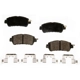 Purchase Top-Quality AGNA BRAKES - PLD1852C - Front Ceramic Disc Brake Pad Set pa1