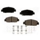 Purchase Top-Quality AGNA BRAKES - PLD1860C - Front Ceramic Disc Brake Pad Set pa1