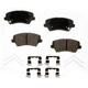 Purchase Top-Quality AGNA BRAKES - PLD1971C - Front Ceramic Disc Brake Pad Set pa1