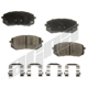 Purchase Top-Quality Front Ceramic Pads by AGNA BRAKES - CXD1803 pa1