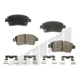 Purchase Top-Quality Front Ceramic Pads by AGNA BRAKES - CXD822 pa1