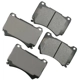 Purchase Top-Quality Front Ceramic Pads by AKEBONO - ACT1396 pa6