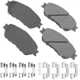 Purchase Top-Quality Front Ceramic Pads by AKEBONO - ACT906C pa11