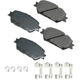 Purchase Top-Quality Front Ceramic Pads by AKEBONO - ASP908B pa4
