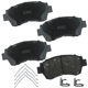 Purchase Top-Quality BENDIX - SBC476 - Ceramic Front Disc Brake Pads pa1