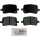Purchase Top-Quality BOSCH - BE1028H - Front Ceramic Pads pa8