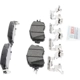 Purchase Top-Quality BOSCH - BE1650H - Front Ceramic Pads pa8