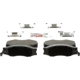Purchase Top-Quality Front Ceramic Pads by BOSCH - BE266H pa5