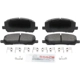 Purchase Top-Quality BOSCH - BE884H - Front Ceramic Pads pa8