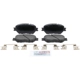Purchase Top-Quality BOSCH - BE908H - Front Ceramic Pads pa8