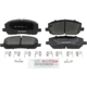 Purchase Top-Quality BOSCH - BP884 - Front Disc Brake Pads pa3