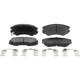 Purchase Top-Quality ULTRA STOP - ULT924H - Brake Pad with Hardware Kit pa2