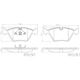 Purchase Top-Quality Front Ceramic Pads by BREMBO - P06012N pa5