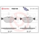 Purchase Top-Quality Front Ceramic Pads by BREMBO - P06019N pa2