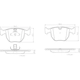 Purchase Top-Quality Front Ceramic Pads by BREMBO - P06021N pa2