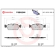 Purchase Top-Quality Front Ceramic Pads by BREMBO - P06024N pa2