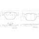 Purchase Top-Quality Front Ceramic Pads by BREMBO - P06049N pa1