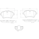 Purchase Top-Quality Front Ceramic Pads by BREMBO - P06051N pa2