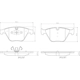 Purchase Top-Quality Front Ceramic Pads by BREMBO - P06055N pa2