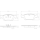 Purchase Top-Quality Front Ceramic Pads by BREMBO - P06089N pa1