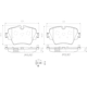 Purchase Top-Quality Front Ceramic Pads by BREMBO - P06093N pa2