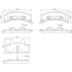 Purchase Top-Quality Front Ceramic Pads by BREMBO - P10021N pa4