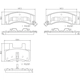 Purchase Top-Quality Front Ceramic Pads by BREMBO - P10022N pa4
