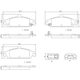 Purchase Top-Quality Front Ceramic Pads by BREMBO - P10023N pa4