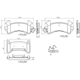 Purchase Top-Quality Front Ceramic Pads by BREMBO - P10036N pa3