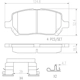 Purchase Top-Quality Front Ceramic Pads by BREMBO - P10043N pa4
