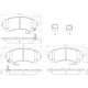 Purchase Top-Quality Front Ceramic Pads by BREMBO - P10050N pa3