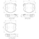 Purchase Top-Quality Front Ceramic Pads by BREMBO - P10069N pa2