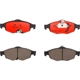 Purchase Top-Quality Front Ceramic Pads by BREMBO - P11016N pa2