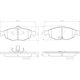 Purchase Top-Quality Front Ceramic Pads by BREMBO - P11016N pa3
