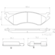 Purchase Top-Quality Front Ceramic Pads by BREMBO - P18003N pa3