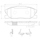 Purchase Top-Quality Front Ceramic Pads by BREMBO - P18037N pa1