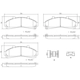 Purchase Top-Quality Front Ceramic Pads by BREMBO - P24041N pa2