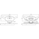 Purchase Top-Quality Front Ceramic Pads by BREMBO - P24046N pa2