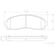 Purchase Top-Quality Front Ceramic Pads by BREMBO - P24081N pa2