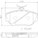 Purchase Top-Quality Front Ceramic Pads by BREMBO - P24096N pa3
