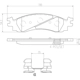 Purchase Top-Quality Front Ceramic Pads by BREMBO - P24136N pa3
