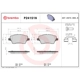 Purchase Top-Quality Front Ceramic Pads by BREMBO - P24151N pa1