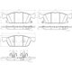 Purchase Top-Quality Front Ceramic Pads by BREMBO - P24188N pa2