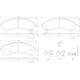 Purchase Top-Quality Front Ceramic Pads by BREMBO - P24241N pa1