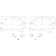 Purchase Top-Quality Front Ceramic Pads by BREMBO - P24246N pa2